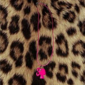 Pink Barbie Pendant Necklace